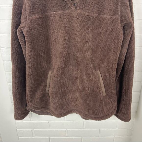NWT Thread & Supply Brown Sherpa Pullover Jacket Size S - Picture 3 of 11